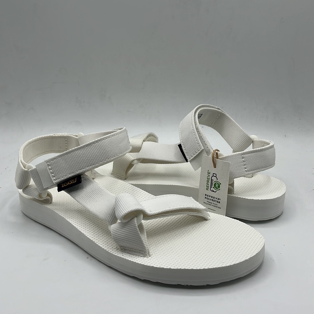 Teva Bright White Original Universal Sandals - Picture 1 of 7